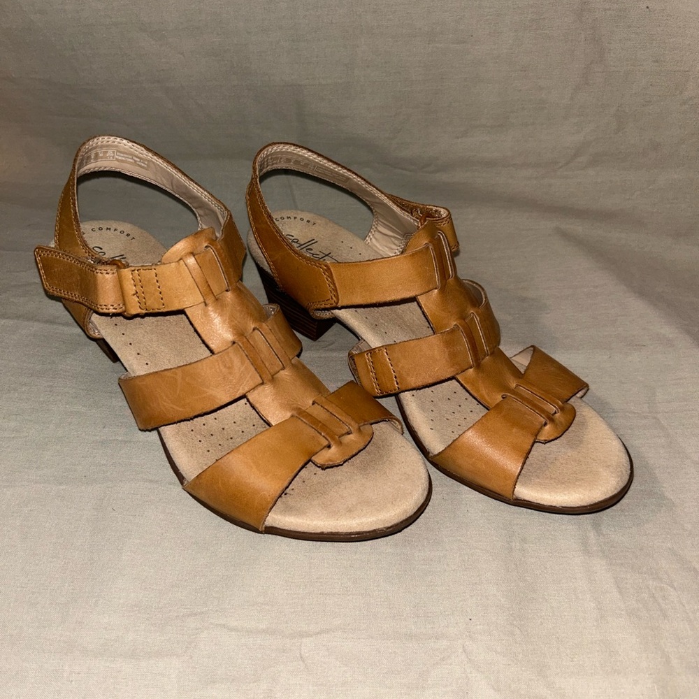 🌞Tan Leather Collection by Clark Sandals🌞